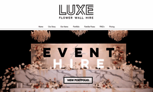 Luxeflowerwallhire.com.au thumbnail