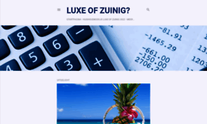 Luxeofzuinig.blogspot.com thumbnail