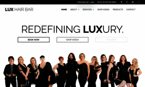 Luxhairbar.com thumbnail