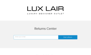 Luxlair.returnly.com thumbnail