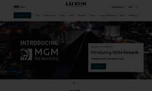 Luxor.mgmresorts.com thumbnail