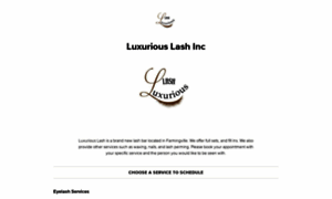 Luxuriouslashinc.schedulista.com thumbnail