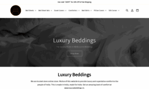 Luxurybeddings.in thumbnail