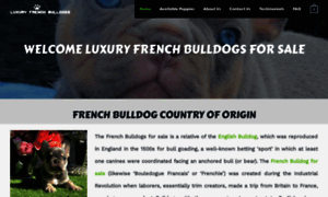 Luxuryfrenchbulldogsonline.com thumbnail