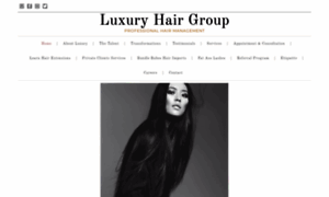 Luxuryhairgroup.com thumbnail