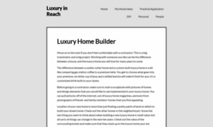 Luxuryinreach.com thumbnail