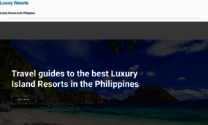 Luxuryresorts.ph thumbnail