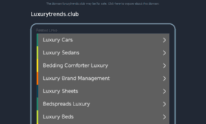 Luxurytrends.club thumbnail