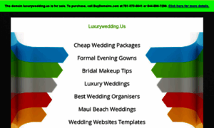 Luxurywedding.us thumbnail