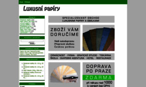 Luxusnipapiry.cz thumbnail