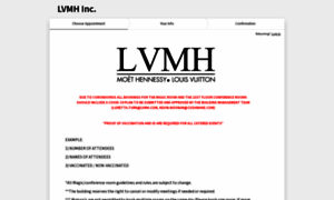 Lvmhreservations.acuityscheduling.com thumbnail
