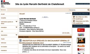 Lyc-marcelinberthelot.ac-poitiers.fr thumbnail