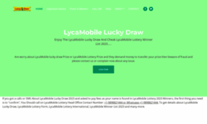 Lycamobile-lotterywinner.com thumbnail