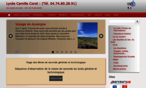 Lycee-corot-morestel.fr thumbnail