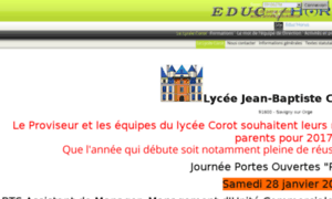Lycee-corot-savigny.fr thumbnail