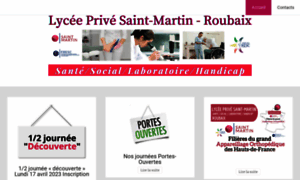 Lycee-saintmartin59.fr thumbnail