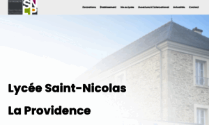 Lycee-saintnicolas-laprovidence.fr thumbnail