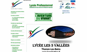 Lycee3vallees.fr thumbnail