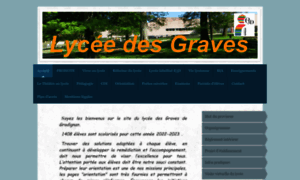 Lyceedesgraves.fr thumbnail