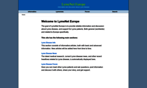 Lymeneteurope.org thumbnail