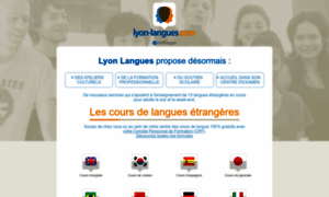 Lyon-langues.com thumbnail