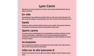 Lyoncanin.fr thumbnail