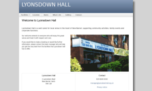 Lyonsdownhall.org.uk thumbnail