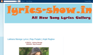 Lyrics-show.in thumbnail
