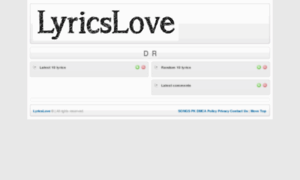 Lyricslove.org thumbnail