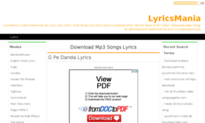 Lyricsmania.org thumbnail