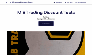 M-b-trading-discount-tools.business.site thumbnail