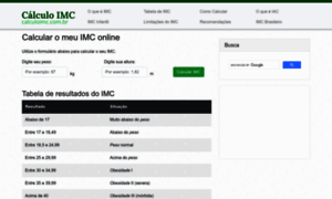 M.calculoimc.com.br thumbnail