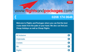 M.flightsandpackages.com thumbnail