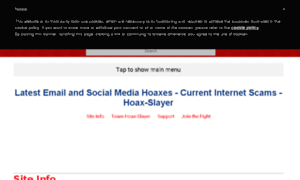 M.hoax-slayer.com thumbnail