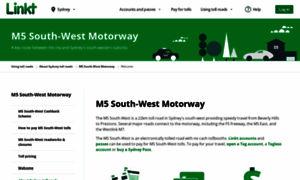 M5motorway.com.au thumbnail
