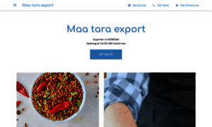 Maa-tara-export.business.site thumbnail