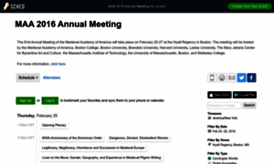 Maa2016annualmeeting.sched.org thumbnail