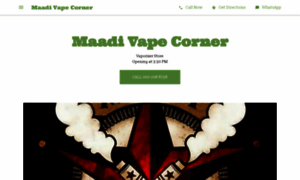 Maadi-vape-corner.business.site thumbnail