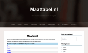 Maattabel.nl thumbnail