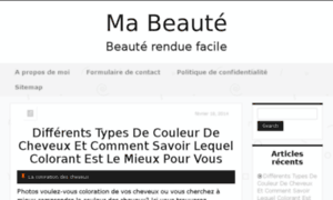 Mabeaute.org thumbnail