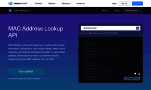 Mac-address.whoisxmlapi.com thumbnail