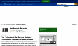 Mac-barcode-generator.en.softonic.com thumbnail