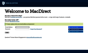 Macdirect.macalester.edu thumbnail