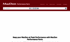 Macdonperformanceparts.com thumbnail
