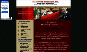 Macdowellinsurance.com thumbnail