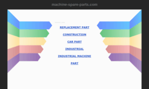 Machine-spare-parts.com thumbnail