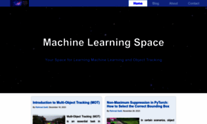 Machinelearningspace.com thumbnail