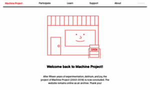 Machineproject.com thumbnail