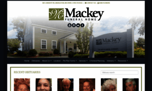 Mackeyfuneralhome.com thumbnail