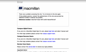 Macmillan.service-now.com thumbnail